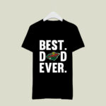Best Dad Ever Minnesota Wild logo Father Day 1 T Shirt
