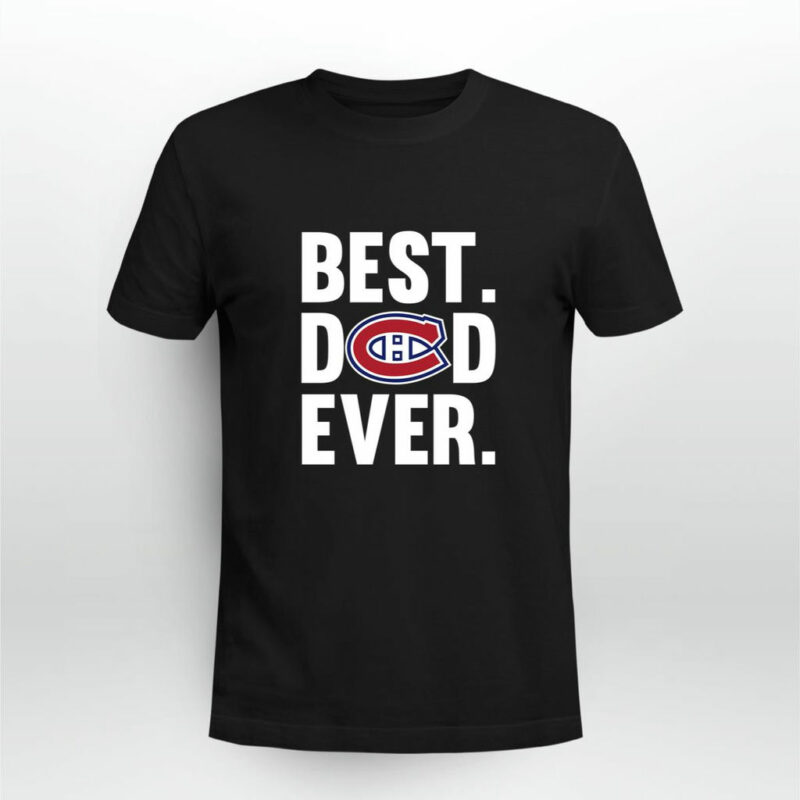 Best Dad Ever Montreal Canadians Logo Father Day 0 T Shirt