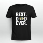 Best Dad Ever Nashville Predators logo Father Day 0 T Shirt