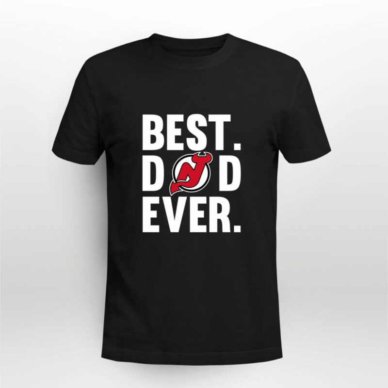 Best Dad Ever New Jersey Devils Logo Father Day 0 T Shirt