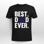 Best Dad Ever New York Giants logo Father Day 2 T Shirt