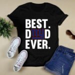 Best Dad Ever New York Giants logo Father Day 4 T Shirt