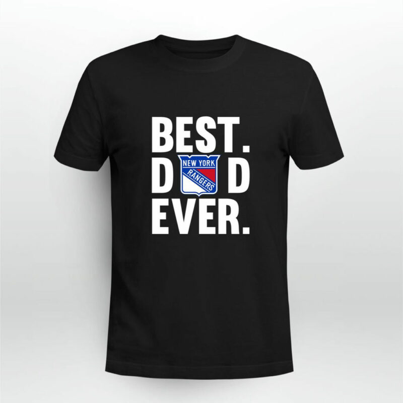 Best Dad Ever New York Rangers Logo Father Day 0 T Shirt