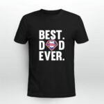 Best Dad Ever Philadelphia Phillies logo Father Day 3 T Shirt