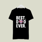 Best Dad Ever Philadelphia Phillies logo Father Day 4 T Shirt