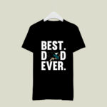 Best Dad Ever San Jose Sharks logo Father Day 1 T Shirt