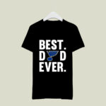 Best Dad Ever St Louis Blues logo Father Day 1 T Shirt