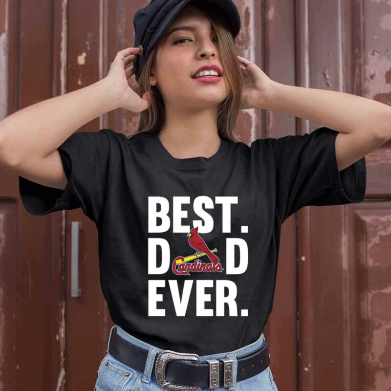 Best Dad Ever St Louis Cardinals Logo Father Day 0 T Shirt