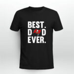 Best Dad Ever Tampa Bay Buccaneers logo Father Day 2 T Shirt