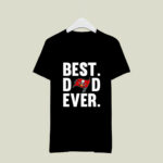 Best Dad Ever Tampa Bay Buccaneers logo Father Day 4 T Shirt