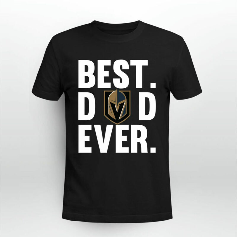 Best Dad Ever Vegas Golden Knights Logo Father Day 0 T Shirt