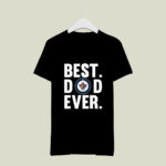 Best Dad Ever Winnipeg Jets logo Father Day 1 T Shirt