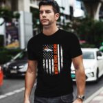 Best Denver Broncos dad ever american flag 1 T Shirt