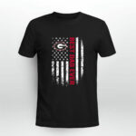 Best Georgia Bulldogs dad ever american flag 0 T Shirt