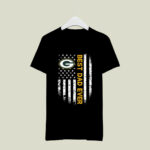 Best Green Bay Packers dad ever american flag 3 T Shirt
