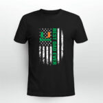 Best Miami Hurricanes dad ever american flag 0 T Shirt