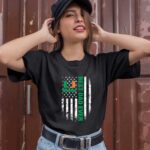 Best Miami Hurricanes dad ever american flag 3 T Shirt