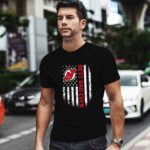 Best New Jersey Devils dad ever american flag 2 T Shirt
