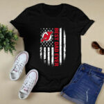 Best New Jersey Devils dad ever american flag 4 T Shirt