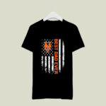 Best New York Mets dad ever american flag 2 T Shirt