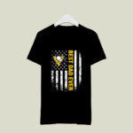 Best Pittsburgh Penguins dad ever american flag 1 T Shirt