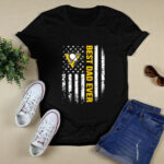 Best Pittsburgh Penguins dad ever american flag 4 T Shirt