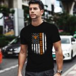 Best Texas Longhorns dad ever american flag 2 T Shirt