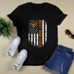 Best Texas Longhorns dad ever american flag 4 T Shirt