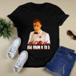 Big Red Five Heart Beat Business Hours My Office Hours Are From 9 to 5 4 T Shirt