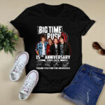 Big Time Rush 15th Anniversary 2009 2024 Thank You For The Memories 4 T Shirt