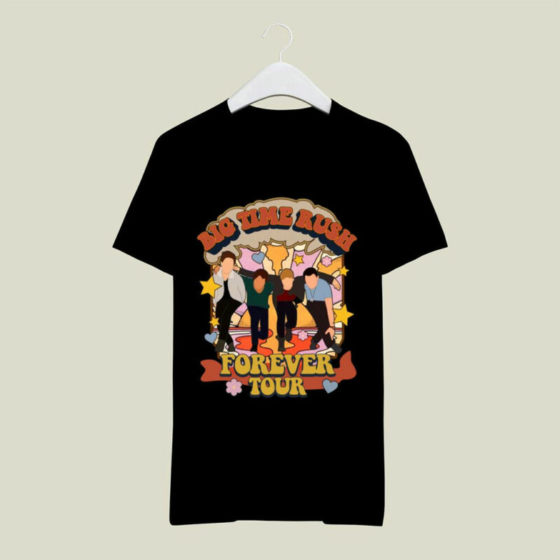 Big Time Rush Forever Tour 2022 Vintage Front 4 T Shirt