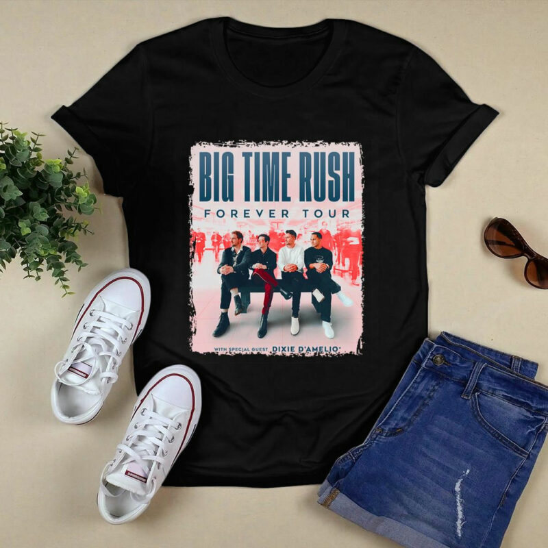 Big Time Rush Forever Tour 2022 Front 1 4 T Shirt