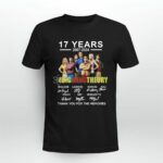 Big bang 17 Years 2007 2024 theory anniversary movie 2 T Shirt