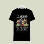 Big bang 17 Years 2007 2024 theory anniversary movie 3 T Shirt
