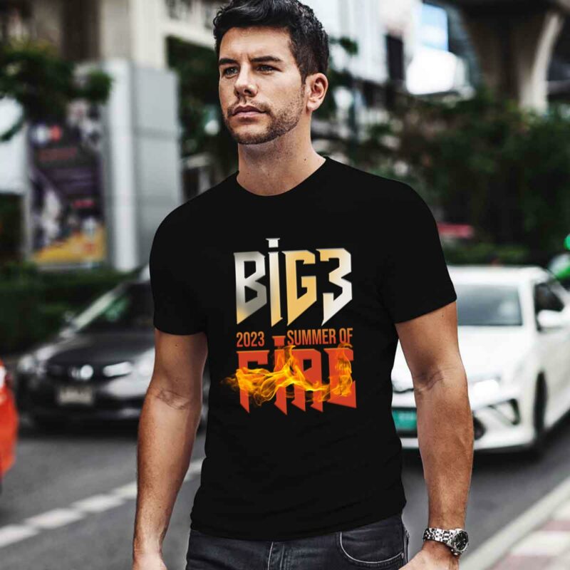 Big3 2023 Summer Of Fire 0 T Shirt