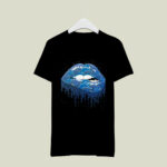 Biting Glossy Lips Sexy Detroit Lions Football 3 T Shirt