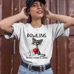 Black Cat Bowling Because Murder Is Wrong 1 T Shirt