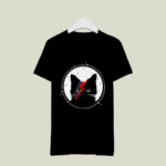 Black Cat David Bowie Starry Background 2 T Shirt