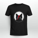 Black Cat David Bowie Starry Background 4 T Shirt