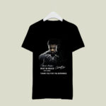 Black Panther Chadwick Boseman Rest in Peace 1976 2020 Thank You for the Memories Signature 2 T Shirt