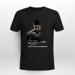 Black Panther Chadwick Boseman Rest in Peace 1976 2020 Thank You for the Memories Signature 3 T Shirt
