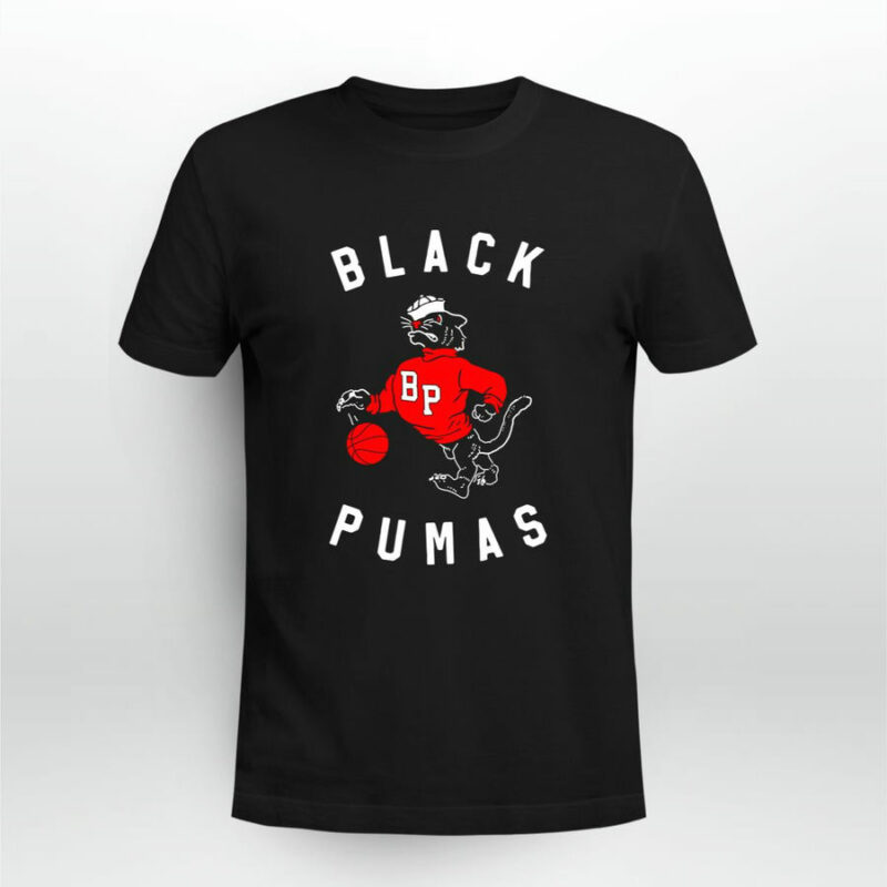 Black Pumas Basketball Player 0 T Shirt