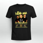 Blink 182 32nd anniversary 1992 2024 signatures 2 T Shirt