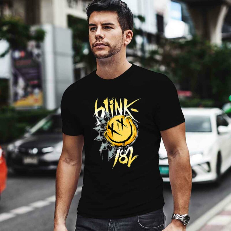 Blink 182 Tour 2023 2024 Font 0 T Shirt