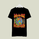 Blink 182 World Tour 2023 2024 Punk Rock Fastival 3 T Shirt