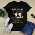 Bob Dylan 83rd Anniversary 1941 2024 Signature 4 T Shirt