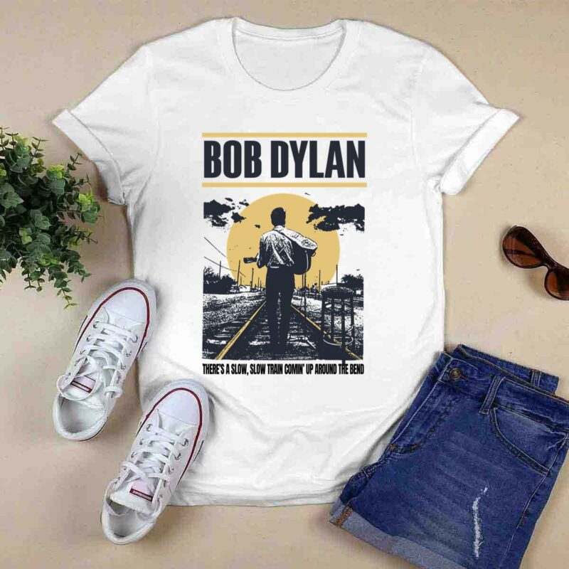 Bob Dylan Slow Train White 0 T Shirt
