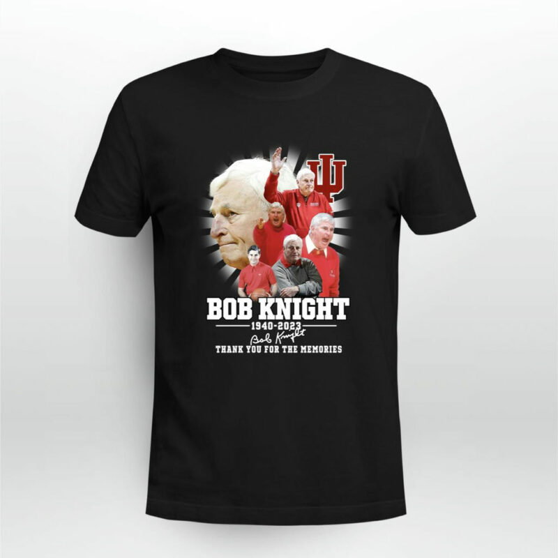 Bob Knight 1940 2023 Thank You For The Memories 0 T Shirt