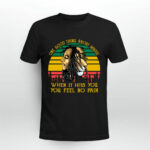 Bob Marley One good thing about music when it hits you vintage sunse 2 T Shirt