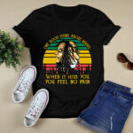 Bob Marley One good thing about music when it hits you vintage sunse 3 T Shirt